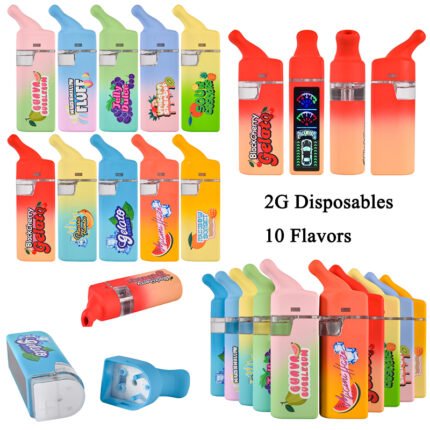 Packwoods 2G Disposables with Screen 2ML Vape Pen 10 Flavors in EU 200/Case
