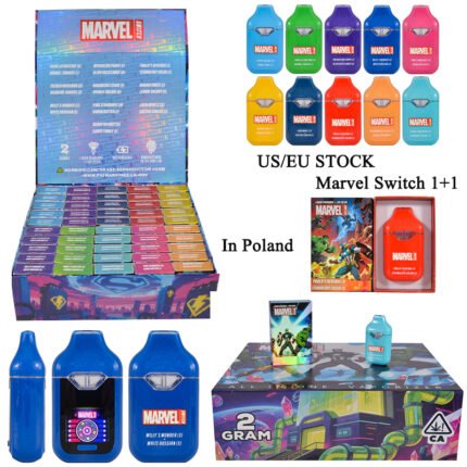 Marvel Disposable 2G Dual 2ML Empty Vapes Wholesale 20 Flavors USA/EU STOCK